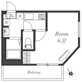 【間取り】 | LINKS YOKOHAMA SASABORI | 角部屋・２面採光