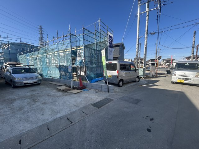 新築　高崎市倉賀野町14期　GRAFARE　2号棟の前面道路含む現地写真|現地写真　東側接道幅員約3.9ｍ