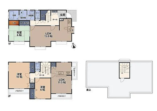 東松山市六反町　中古戸建の画像