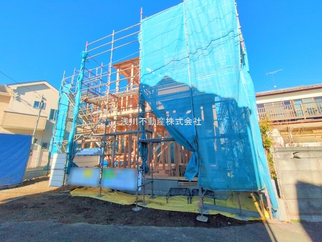 八王子市　泉町　新築一戸建て　９期の外観|～控除や減税で優遇の長期優良住宅　省エネ性能認定　並列2台駐車可能～