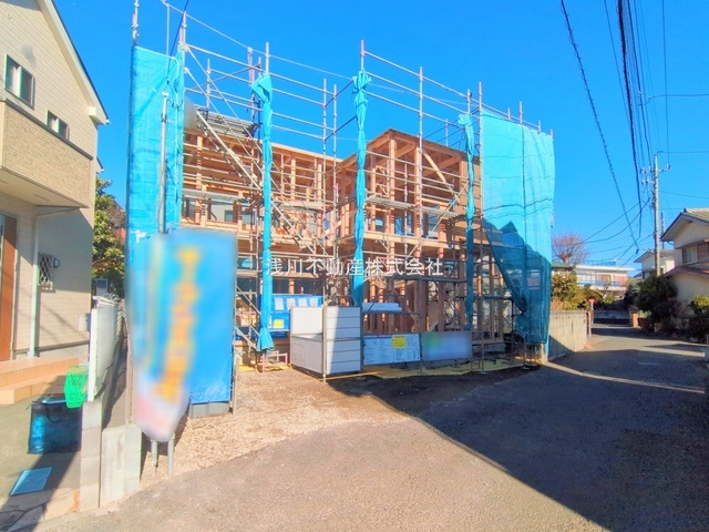 八王子市　泉町　新築一戸建て　９期の外観|～控除や減税で優遇の長期優良住宅　省エネ性能認定　並列2台駐車可能～