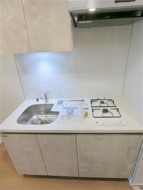 グラシアプレイス大森町のキッチン|2口ガスキッチン