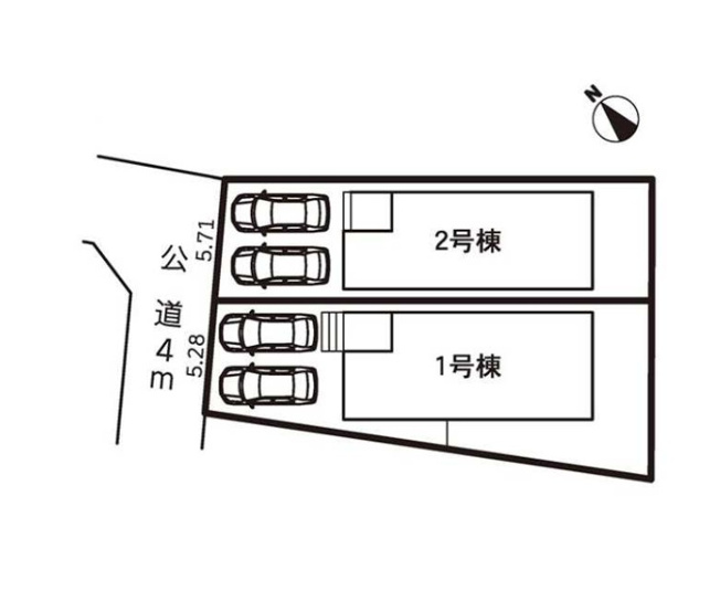 【区画図】 | 大府市横根町羽根山第3　2号棟