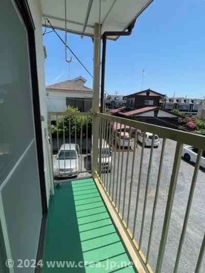高野コーポのバルコニー