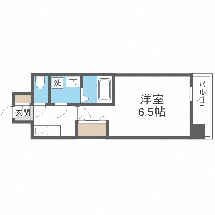 エスリードレジデンス大阪難波の間取り