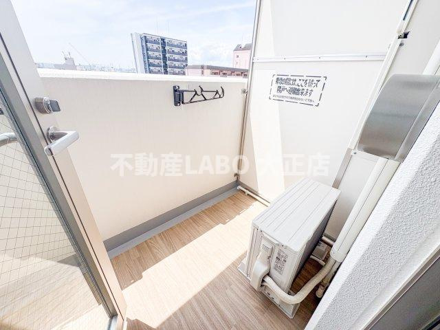 アドバンス難波南ワイズのバルコニー