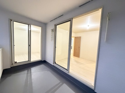 【バルコニー】 | 南城市知念海野（全2棟）ラスト2号棟 | 2号棟　インナーバルコニー♪