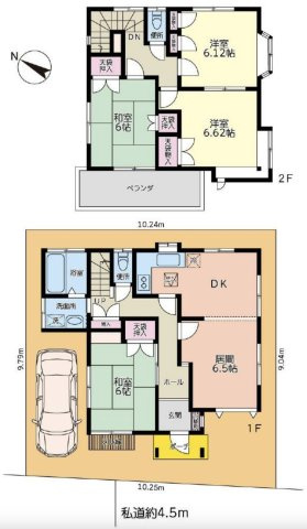 【間取り】 | 北本市中丸6丁目　中古戸建