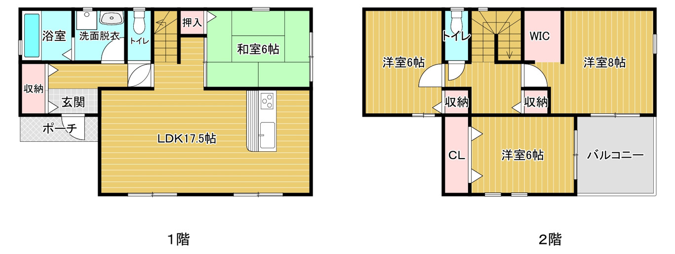 佐伯区河内南2丁目の間取り