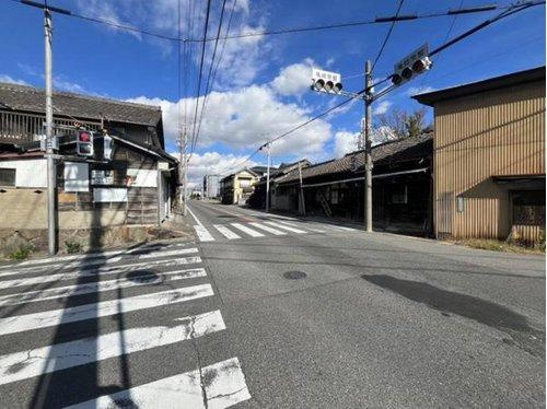 半田市亀崎常盤町4丁目の前面道路含む現地写真|R5.12.1撮影　南東側前道約9ｍ！