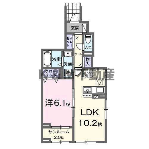 モーヴソレイユの間取り| 