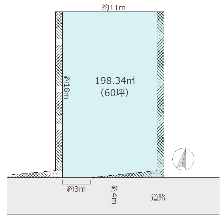 南区柏原1丁目 土地