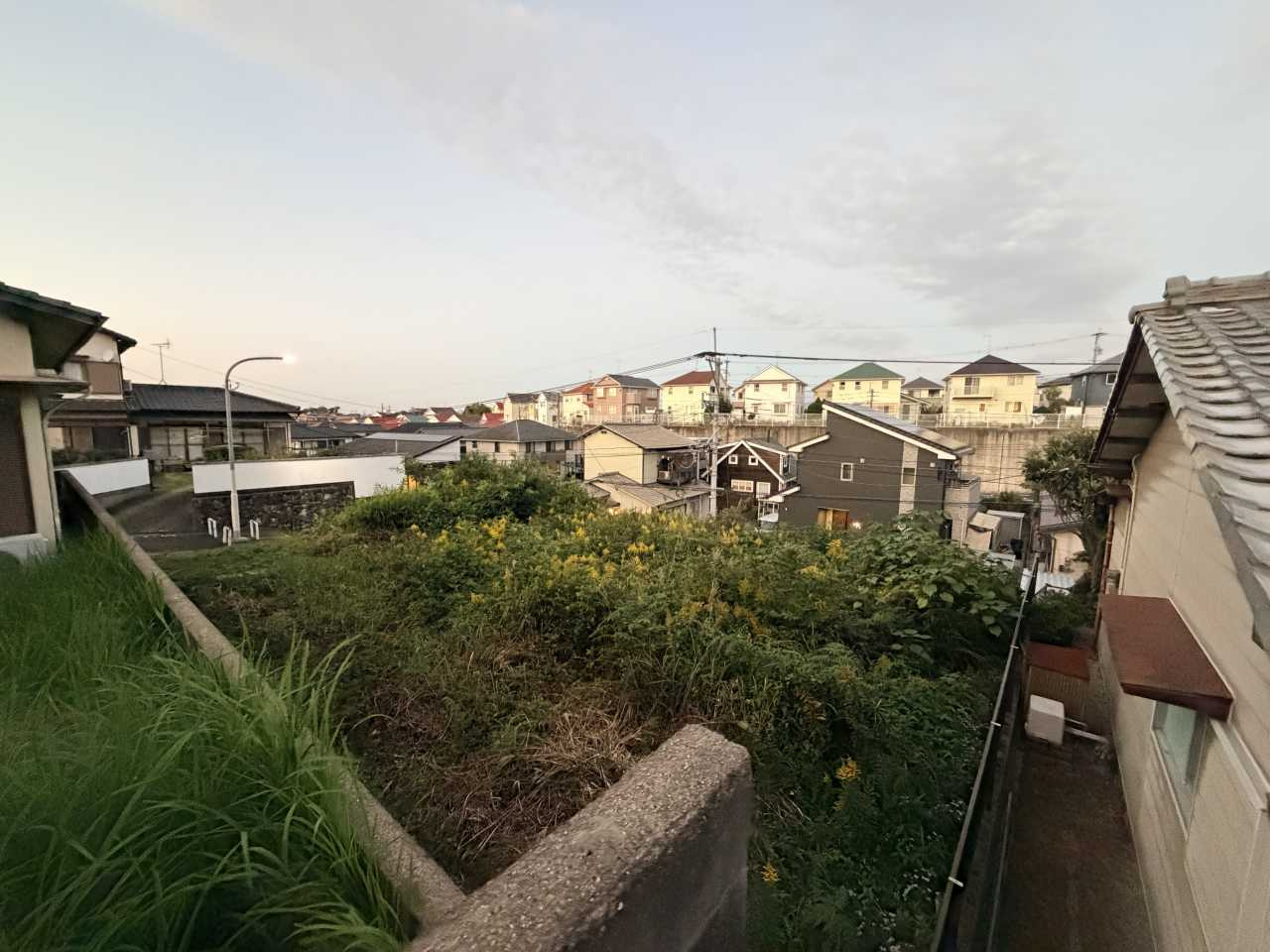 南区柏原1丁目 土地の展望|敷地からの眺めです。