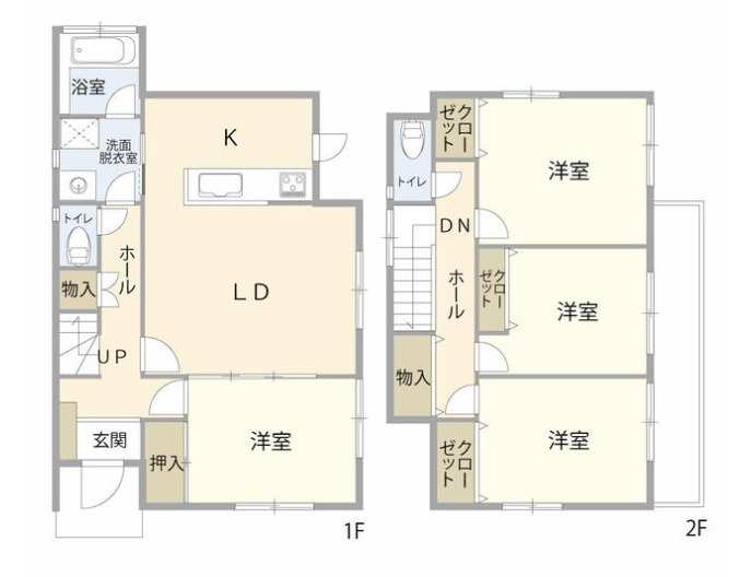 千葉市花見川区犢橋町の間取り