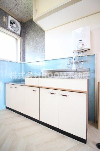 コーポ五月のキッチン|きれいなキッチンです