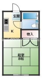 コーポ五月の間取り