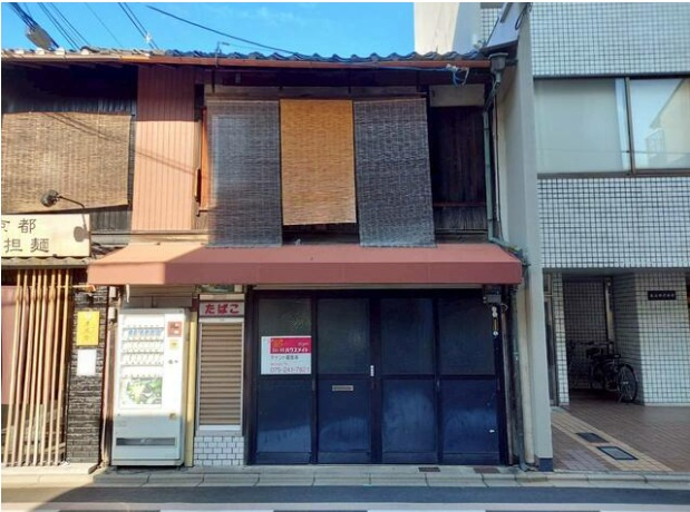中京区絹屋町貸店舗の外観