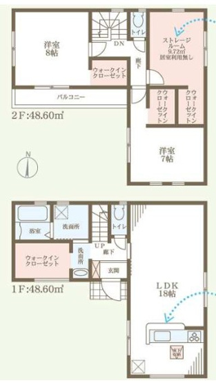 【間取り】 | S41259-2号地北白川