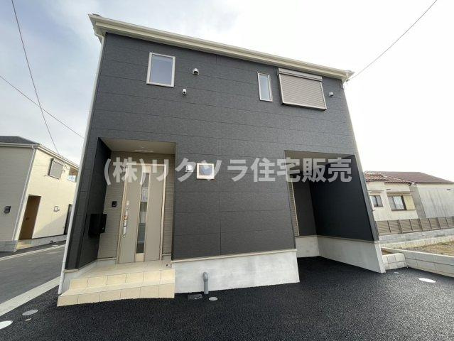 国松町　1号棟　新築一戸建ての外観|新しい生活にいかがでしょうか？外観はお住まいの顔になります。こだわりたいポイントですね。外壁塗装や屋根塗装のご相談も承っております。
■現地内覧・資金計画相談・住宅ローン相談もお問合せ受付中■