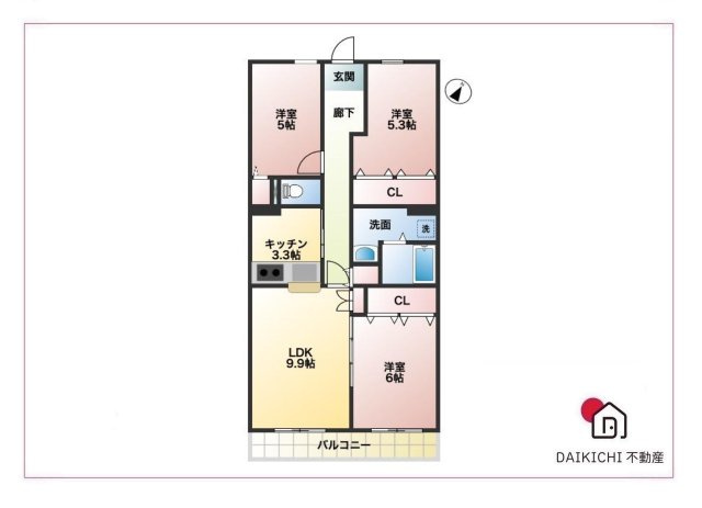 【間取り】 | オーベル籠原