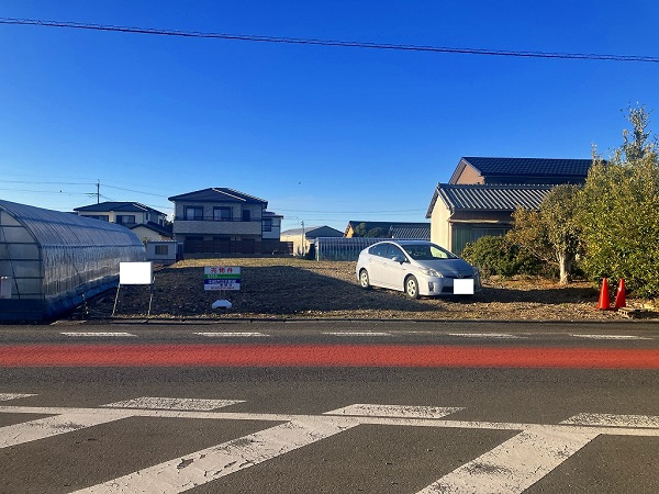 売地　田原市保美町沢の前面道路含む現地写真|前面道路
