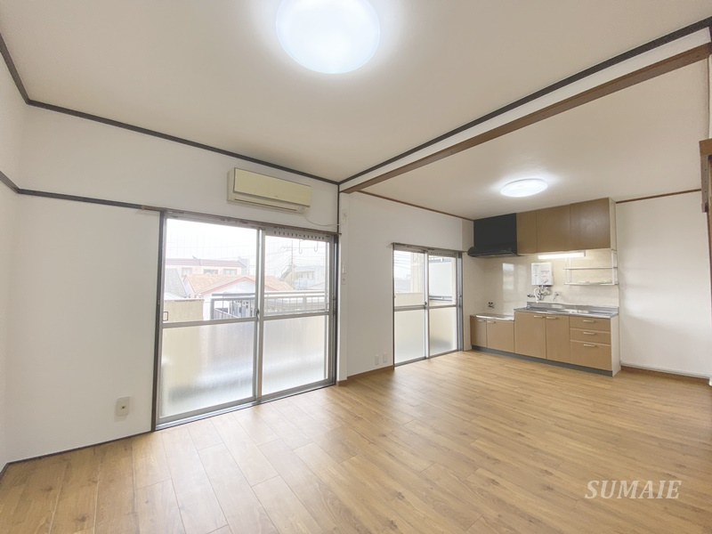 グリーンヒル浦和の居間・リビング|13.7帖リビングダイニング☆