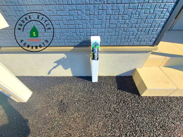 熊本市北区植木町岩野第1-2棟(1号棟)の外観：施工例|将来的にウッドデッキなど施工して、素敵なバルコニースペースを活用できます。