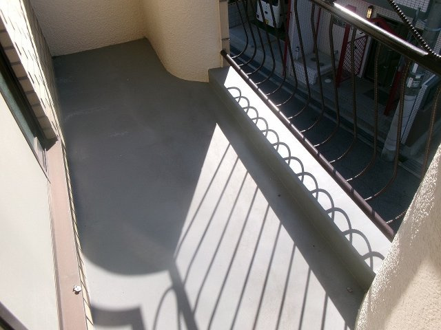 玉木マンションのバルコニー