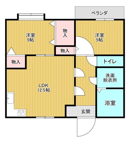 玉木マンションの間取り