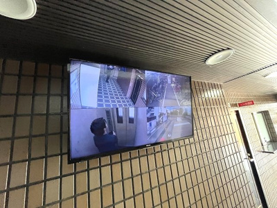 【その他共用部分】 | 久光マンション | 防犯カメラがついております