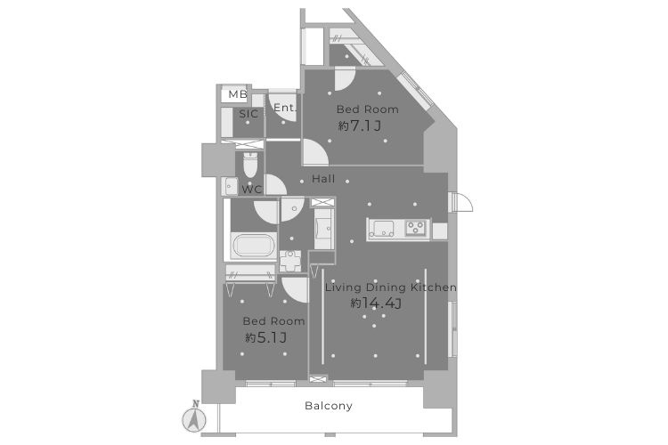 レグノ・セレーノの間取り