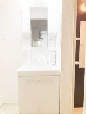 【洗面所】 | リオグランデ亀戸 | 独立洗面台です。