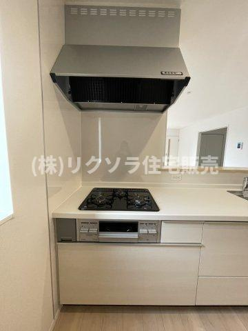 国松町　4号棟　新築一戸建てのキッチン|■物件内覧・資金計画相談・住宅ローン相談、リフォーム相談、お問合せ受付中■
※当日・翌日のご内覧、ご相談はお電話でのお問合せがスムーズです！