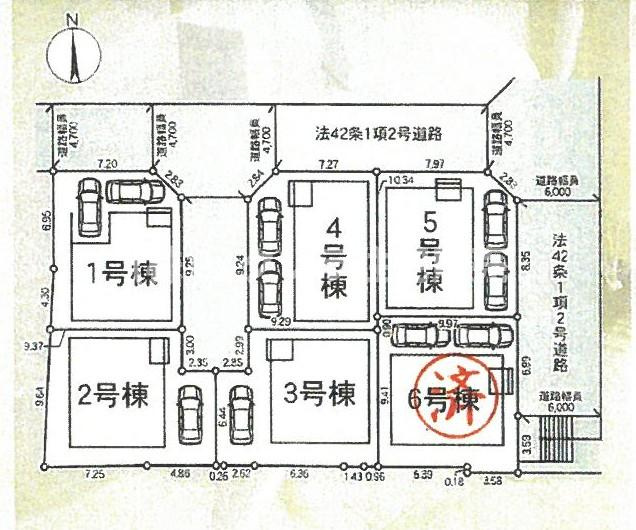 国松町　4号棟　新築一戸建ての区画図|4号棟
■物件内覧・資金計画相談・住宅ローン相談、リフォーム相談、お問合せ受付中■
※当日・翌日のご内覧、ご相談はお電話でのお問合せがスムーズです！