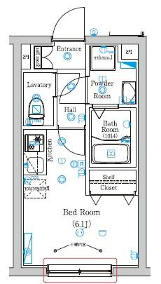 MIND KUGAYAMAの間取り