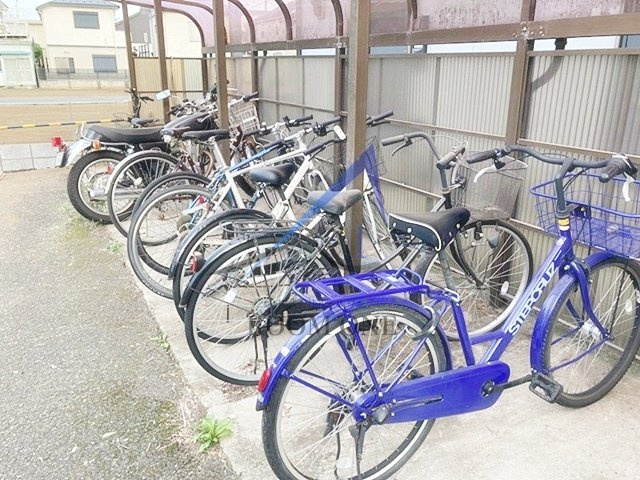 グランドール川本のその他共用部分|駐輪場です。