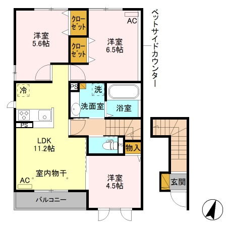 ｴﾐﾈﾝｽ ﾊﾟﾚ/ｻﾝﾗｲｽﾞ ﾊﾟﾚ ｴﾐﾈﾝｽ ﾊﾟﾚの区画図