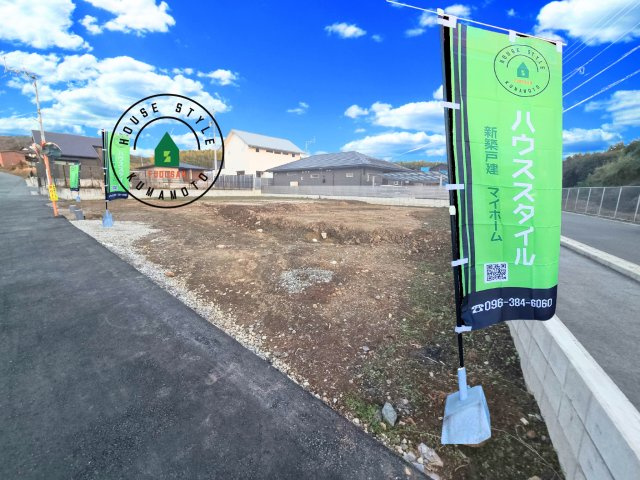 熊本市北区植木町岩野第1-2棟(2号棟)の外観|デザイン性のある外観です。