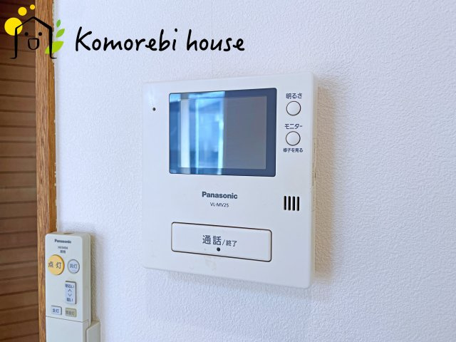 鴻巣市吹上富士見　中古一戸建ての防犯設備|モニター付インターホンです