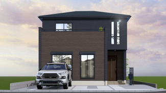 【外観パース】 | ☆安佐南区伴東8丁目　新規分譲☆