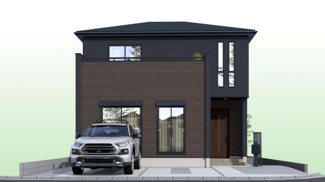 【外観パース】 | ☆安佐南区伴東8丁目　新規分譲☆