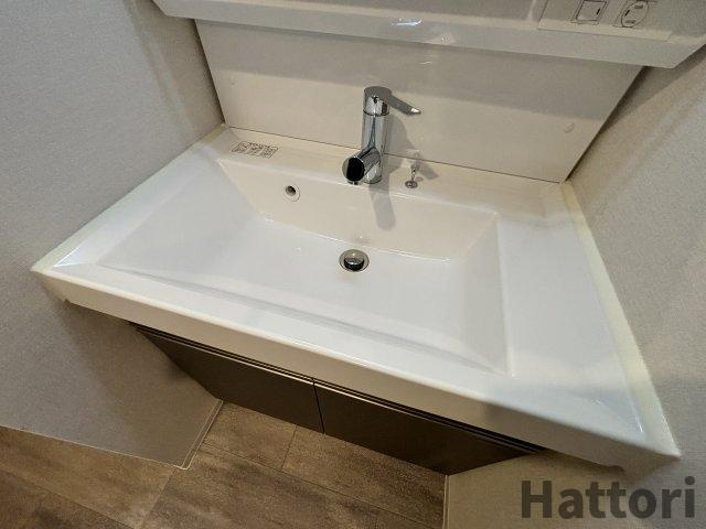 クレストコート堂島の洗面所