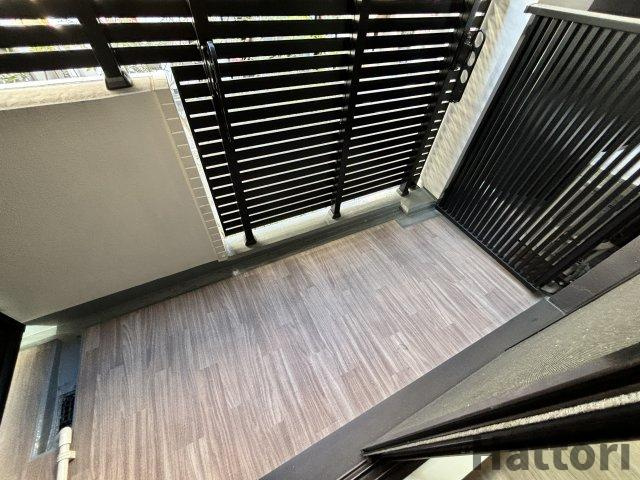 クレストコート堂島のバルコニー