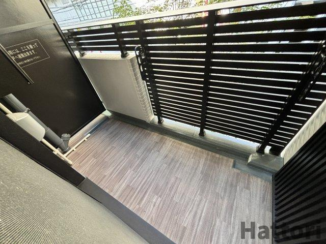 クレストコート堂島のバルコニー