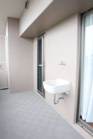 サーパス福島のバルコニー|スロップシンク