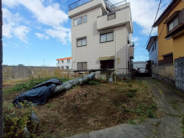 三郷市　戸ケ崎　売地の外観|ガーデニングや家庭菜園が出来る庭です