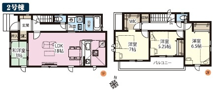 【２号棟】越谷市東越谷新築戸建て