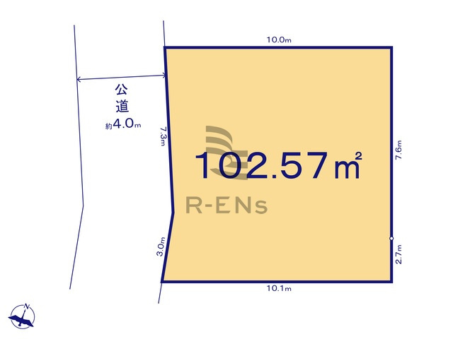 【区画図】 | 練馬区東大泉６丁目　売地 | 大泉学園駅徒歩12分、駅前には商業施設も充実で住環境良好