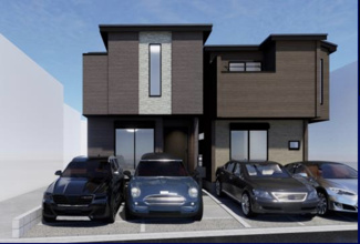 【外観パース】 | 千種区若水新築戸建 | キャンペーン対象物件です♪詳細は弊社ホームページもしくはスタッフまでお気軽にお問合せ下さいませ♪ お役に立てる自信があります♪