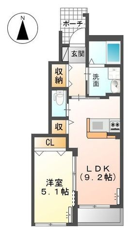 サンモール当新田の外観